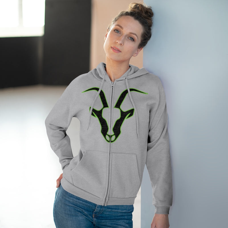 Unisex Hooded Zip Sweatshirt